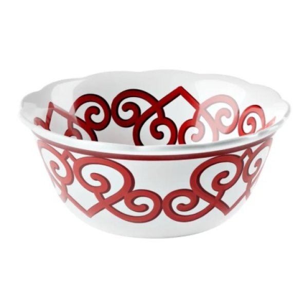 GUZZINI NATALE  HARMONIA CONTENITORE ROSSO BRILLANTE 22 CM 