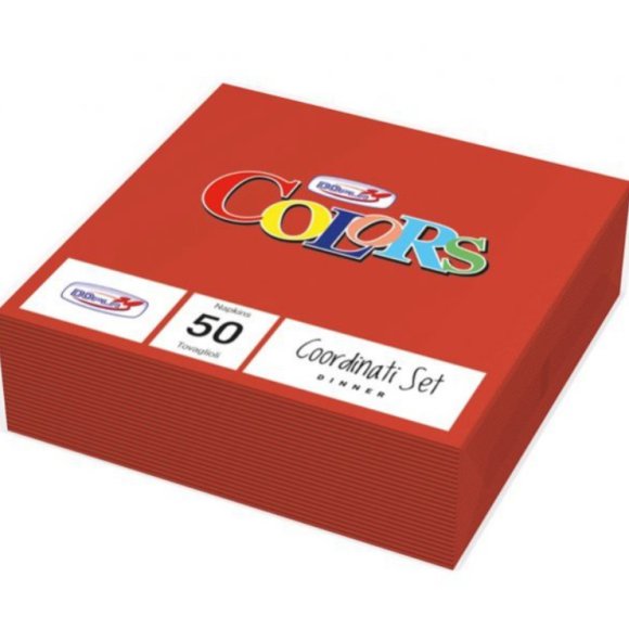 DOPLA TOVAGLIOLI ROSSI 33X33 CM 