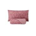 RIVIERA - COPRIPIUMINO COTONE "SARAY" 2 PIAZZE - ROSA ANTICO