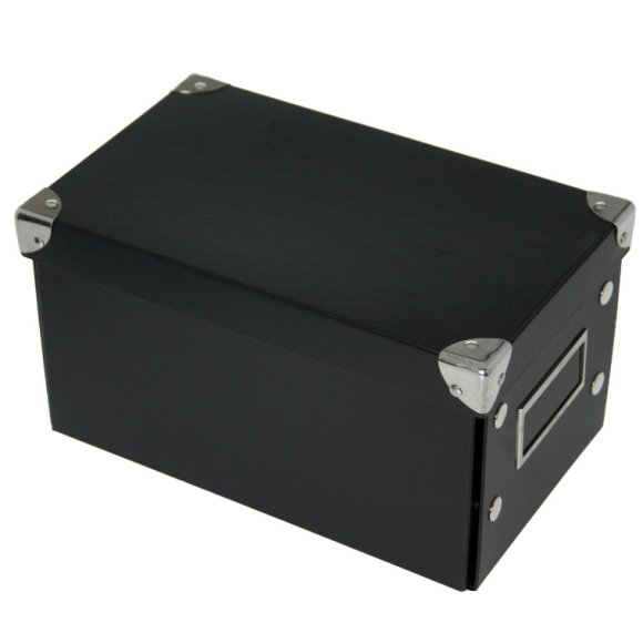 CAMACHO SCATOLA PIEGHEVOLE IN CARTONE 26X16X14 - NERO CAMACHO SCATOLA PIEGHEVOLE IN CARTONE 26X16X14 - NERO