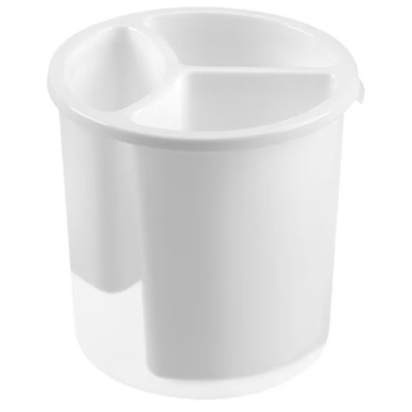 SCOLAPOSATE IN PLASTICA 3 SCOMPARTI - 14,5X14,5 CM 