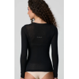 JADEA MAGLIA DONNA -MANICA LUNGA CON PIZZO- NERO-4529 JADEA MAGLIA DONNA -MANICA LUNGA CON PIZZO- NERO-4529
