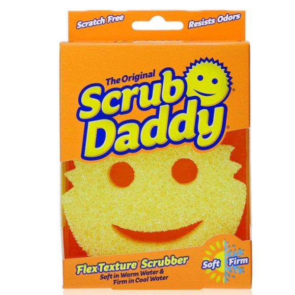SCRUB DADDY THE ORIGINAL SPONGE SCRUBBER SOFT  SPUGNA ANTIGRAFFIO STOVIGLIE 