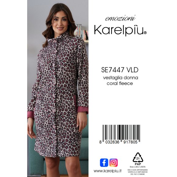 KAREL - VESTAGLIA DONNA COD.SE7447VLD