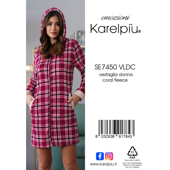 KAREL - VESTAGLIA DONNA COD.SE7450VLDC