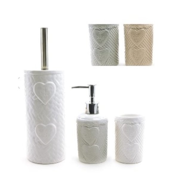 MERCURY SET 3 PEZZI BAGNO IN CERAMICA - COLORI ASSORTITI MERCURY SET 3 PEZZI BAGNO IN CERAMICA - COLORI ASSORTITI