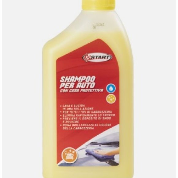 START SHAMPOO PER AUTO CON CERA PROTETTIVA - 1 LITRO 