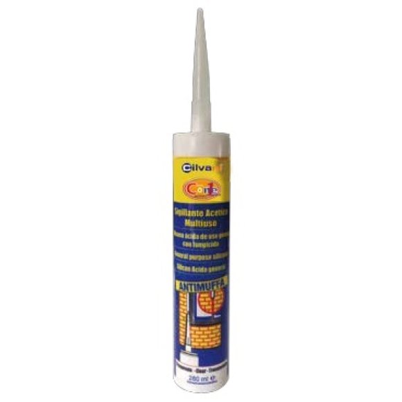 SILICONE ACETICO BIANCO 280 ML 
