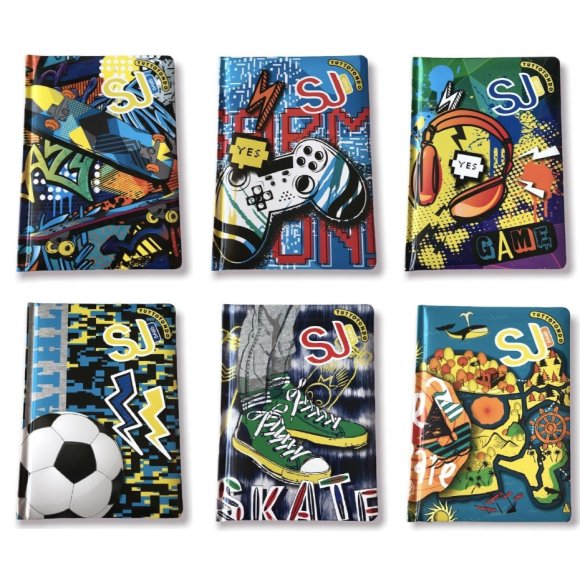 SEVEN DIARIO STANDARD 10 MESI SJ GANG FACCE BOY - COLORI ASSORTITI 