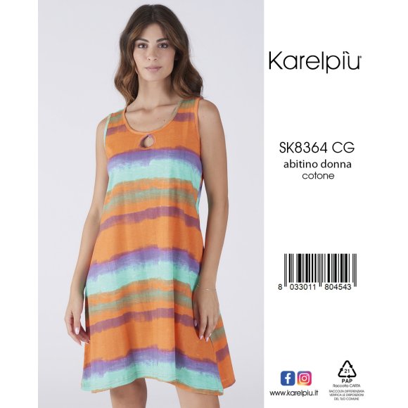 KAREL - ABITINO DONNA SPALLA LARGA COD.SK8364CG