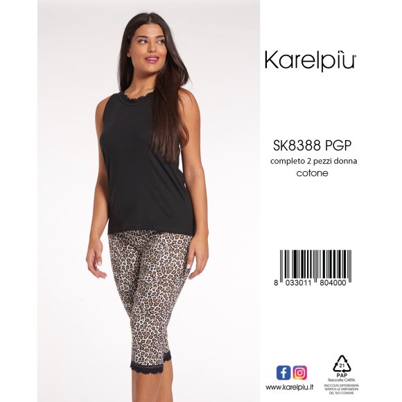 KAREL - PIGIAMA PESCATORE DONNA COD.SK8388