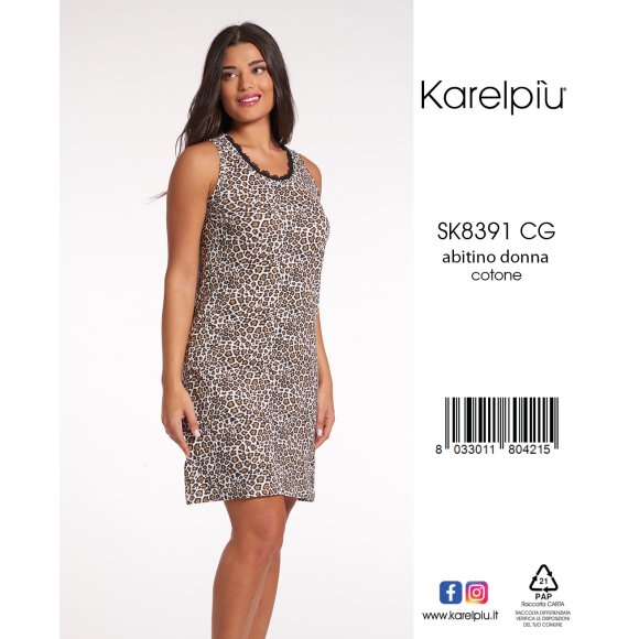 KAREL - ABITINO DONNA SPALLA LARGA COD.SK8391CG