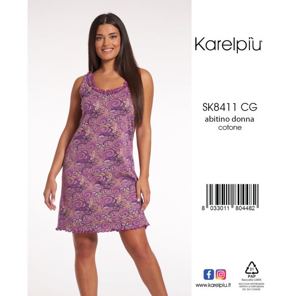 KAREL - ABITINO DONNA SPALLA LARGA COD.SK8411CG