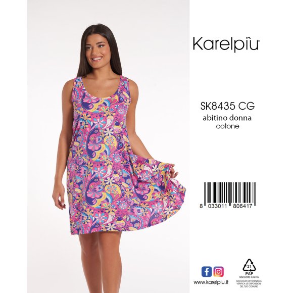 KAREL - ABITINO DONNA SPALLA LARGA COD.SK8435CG