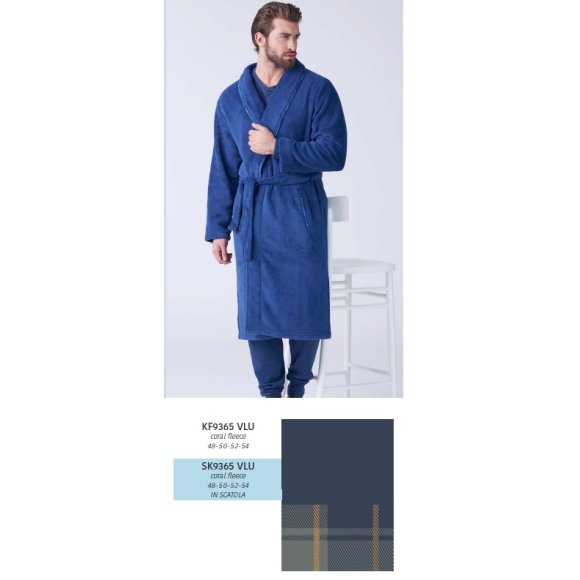 KAREL PIU'-VESTAGLIA UOMO SK9365VLU (VERDE SCURO)