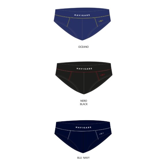 NAVIGARE- SLIP UOMO COD. 21425Z - COLORI ASSORTITI 
