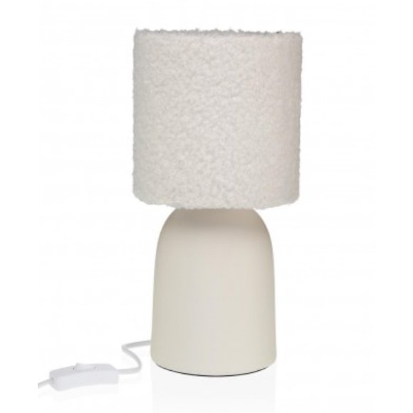 VERSA LAMPADA DA TAVOLO SOFIA BIANCA - 13,5X13,5X27 CM VERSA LAMPADA DA TAVOLO SOFIA BIANCA - 13,5X13,5X27 CM