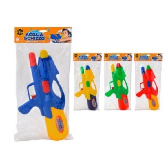 FUCILE ACQUA POMPA 39CM ART.36691 - 4 COLORI ASSORTITI FUCILE ACQUA POMPA 39CM ART.36691 - 4 COLORI ASSORTITI