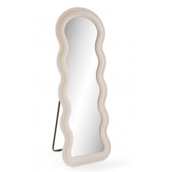 VERSA SPECCHIO ONDULATO 60X3X160 CM - BIANCO VERSA SPECCHIO ONDULATO 60X3X160 CM - BIANCO