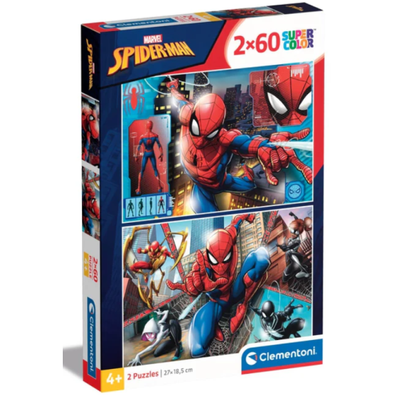PUZZLE 2X60 SPIDERMAN 21608