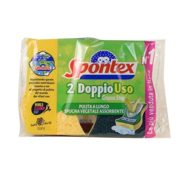 SPONTEX SPUGNA DOPPIOUSO - 2 PEZZI