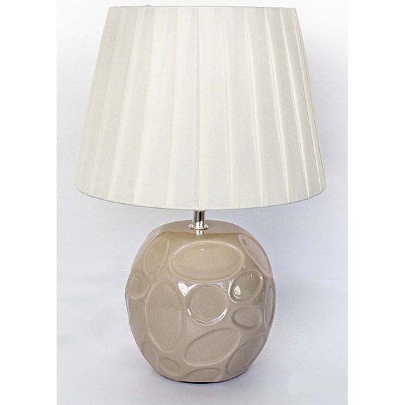 LAMPADA DA COMODINO IN CERAMICA - TORTORA 