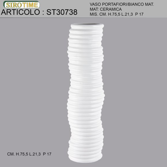 VASO PORTA FIORI IN CERAMICA