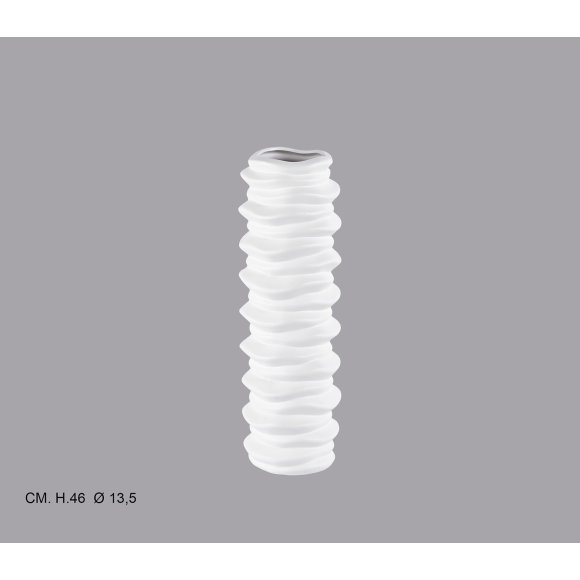 VASO PORTA FIORI - BIANCO