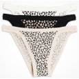 COTONELLA TANGA DONNA ART.3364 3 PEZZI - COLORI ASSORTITI 