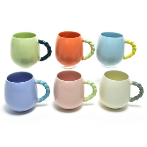 TAZZA IN CERAMICA - COLORI ASSORTITI