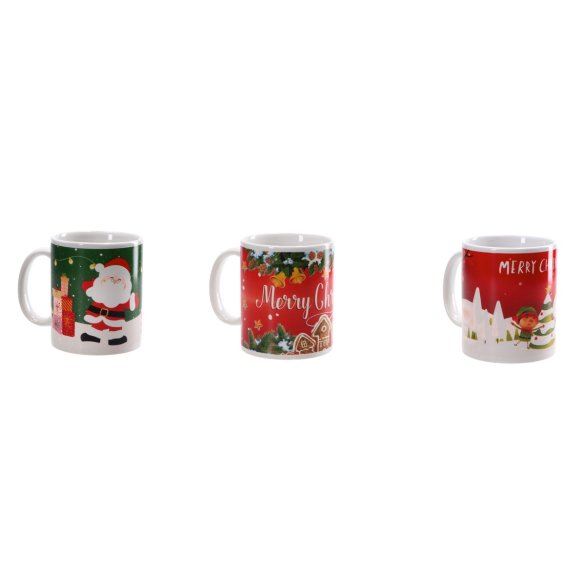 NATALE - TAZZA MUG CERAMICA  D8XH9,5 - FANTASIA ASSORTITE 