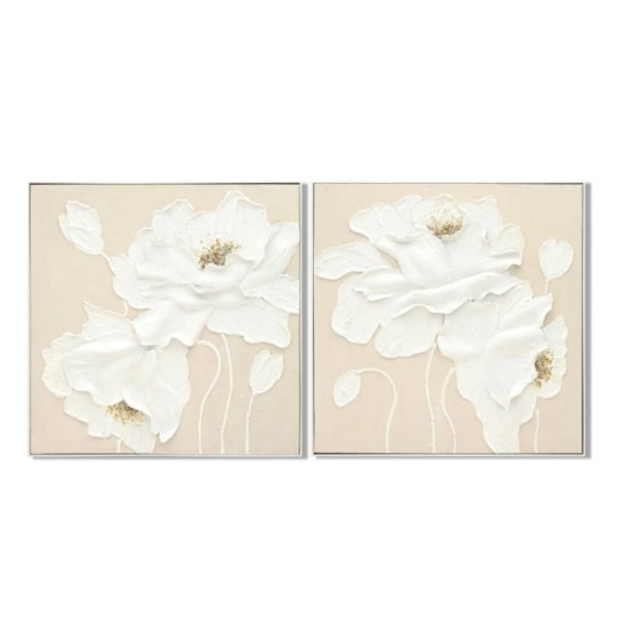 ITEM QUADRO FLOREALE DIPINTO A MANO 82X5X82 CM - COLORI ASSORTITI ITEM QUADRO FLOREALE DIPINTO A MANO 82X5X82 CM - COLORI ASSORTITI