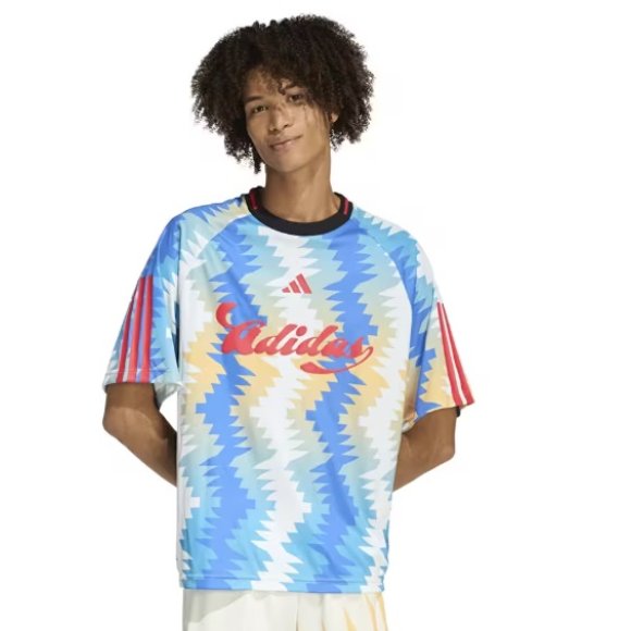 ADIDAS HOUSE OF TIRO X COMMON GOAL T-SHIRT DA UOMO BLU ADIDAS HOUSE OF TIRO X COMMON GOAL T-SHIRT DA UOMO BLU