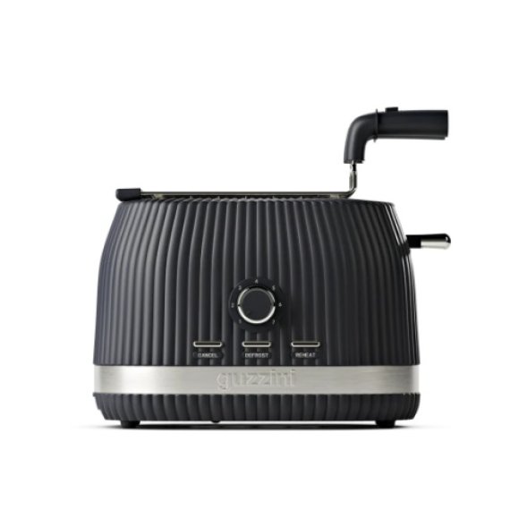 GUZZINI TOSTAPANE SOUS CHEF BIO-BASED CON PINZE E SCALDA-CROISSANT - ANTRACITE GUZZINI TOSTAPANE SOUS CHEF BIO-BASED CON PINZE E SCALDA-CROISSANT - ANTRACITE