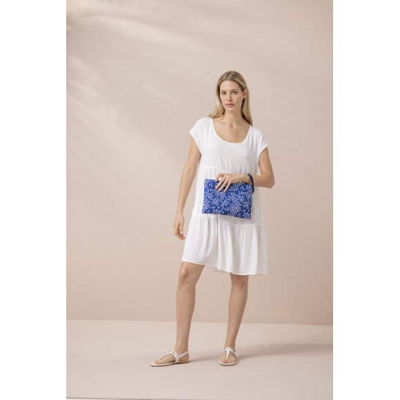 NOIDINOTTE - POCHETTE CON CHIUSURA ZIP COD.TR001356 - BLU