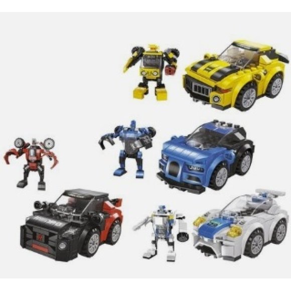 GLOBO COSTRUZIONI CUBIX AUTO SPORTIVA 2 IN 1 ASSORTITO