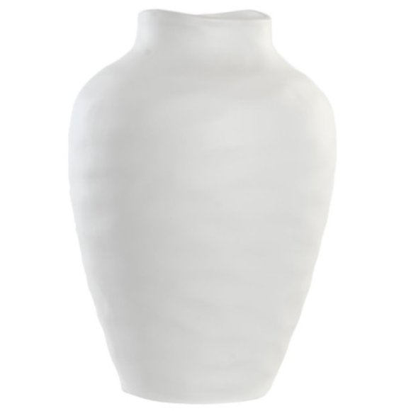 VASO GRES PORCELLANA ORGANICO ARTESANAL C - 27X27X41 CM VASO GRES PORCELLANA ORGANICO ARTESANAL C - 27X27X41 CM