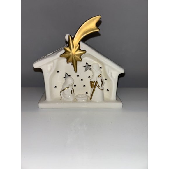 NATALE PRESEPE IN CERA CON LED CM15