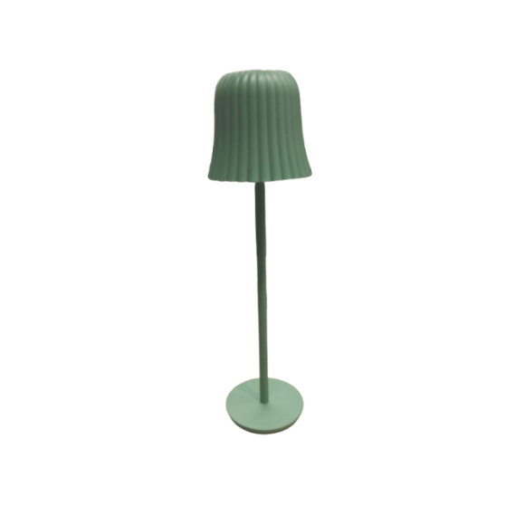 LAMPADA LED DA TAVOLO DAHLIA 8X8X28 CM - VERDE