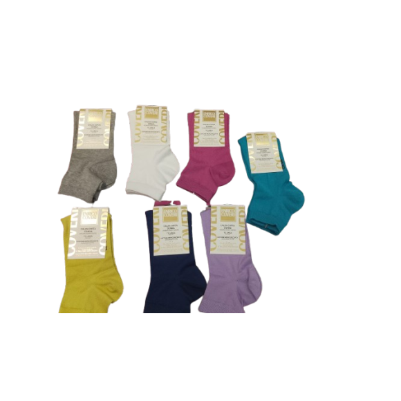 ENRICO COVERI  CALZINO DONNA MOD.MANGO ART.NW1M - COLORI ASSORTITI 