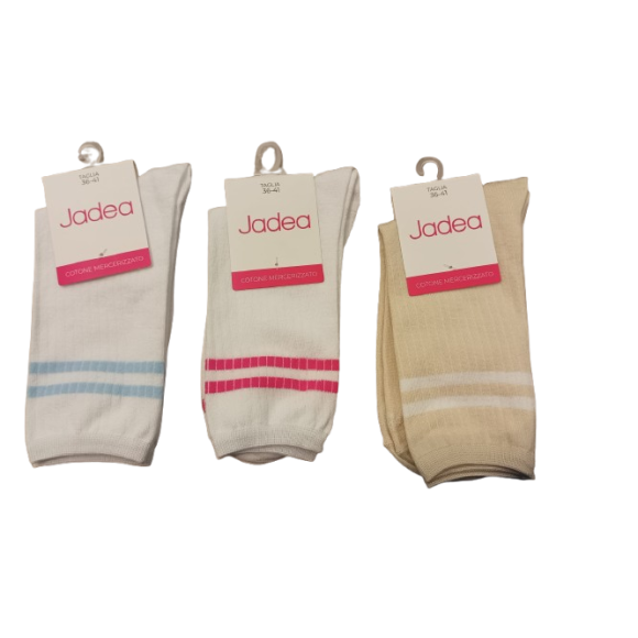 JADEA CALZINO DONNA CORTO ART.JCM206 - COLORI ASSORTITI 