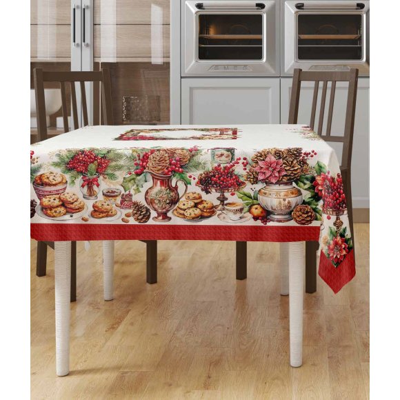 VINGI NATALE TOVAGLIA TIFFANY XMAS 3  140X240 CM 