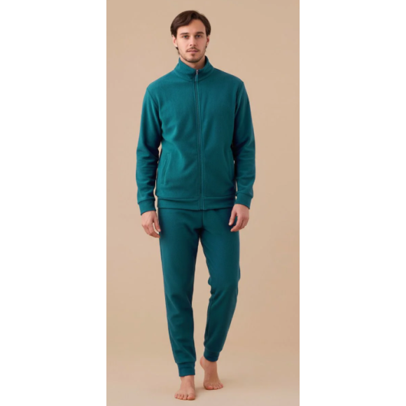 NOI DI NOTTE-Completo Uomo Micropile con Zip FC3193