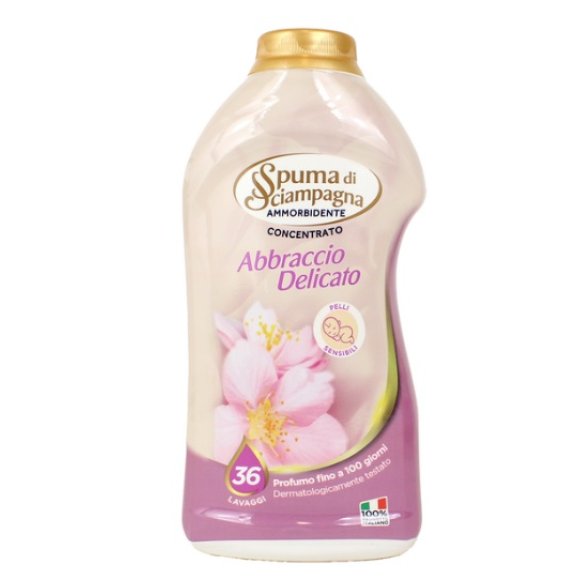 SPUMA DI SCIAMPAGNA AMMORBIDENTE CONCENTRATO ABBRACCIO DELICATO 36 LAVAGGI 720 ML SPUMA DI SCIAMPAGNA AMMORBIDENTE CONCENTRATO ABBRACCIO DELICATO 36 LAVAGGI 720 ML