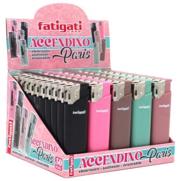 ACCENDINO ELETTRICO ANTIVENTO - COLORI ASSORTITI
