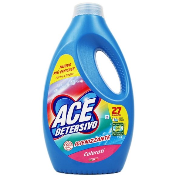 ACE Detersivo Igienizzante per Colorati – 27 Lavaggi