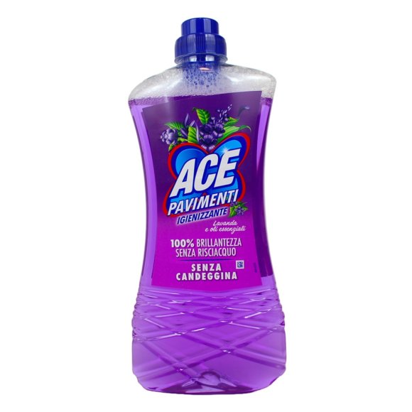 ACE Pavimenti Igienizzante Lavanda 1L - Brillantezza Senza Candeggina