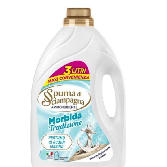 SPUMA DI DI SCIAMPAGNA AMMORBIDENTE ACQUA MARINA 3 LT SPUMA DI DI SCIAMPAGNA AMMORBIDENTE ACQUA MARINA 3 LT