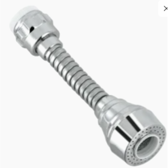 Rompigetto Con Snodo Adattatore e Prolunga Flessibile Cromato Per Rubinetti Rompigetto Con Snodo Adattatore e Prolunga Flessibile Cromato Per Rubinetti