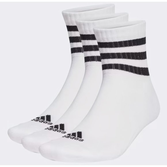 ADIDAS  3 PEZZI CALZA "SPORTWEAR 3 STRIPES" BIANCO